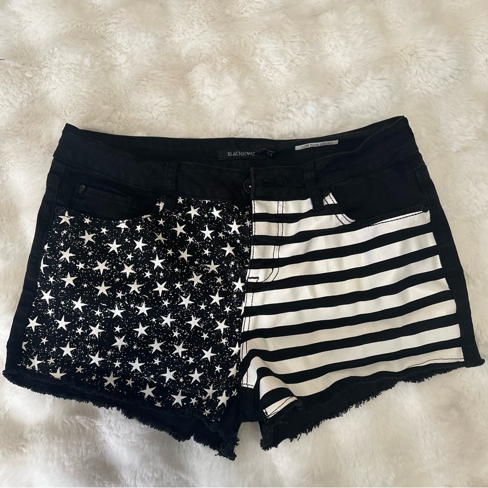 Blackheart Stars & Stripes Jean Shorts